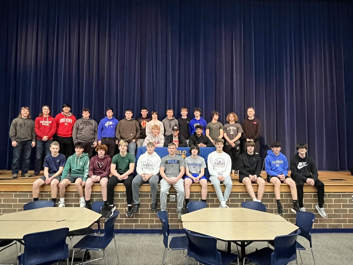 PhiloAD's tweet image. Congratulations to Cade Searls for signing his letter of intent to play football and baseball at Muskingum University!