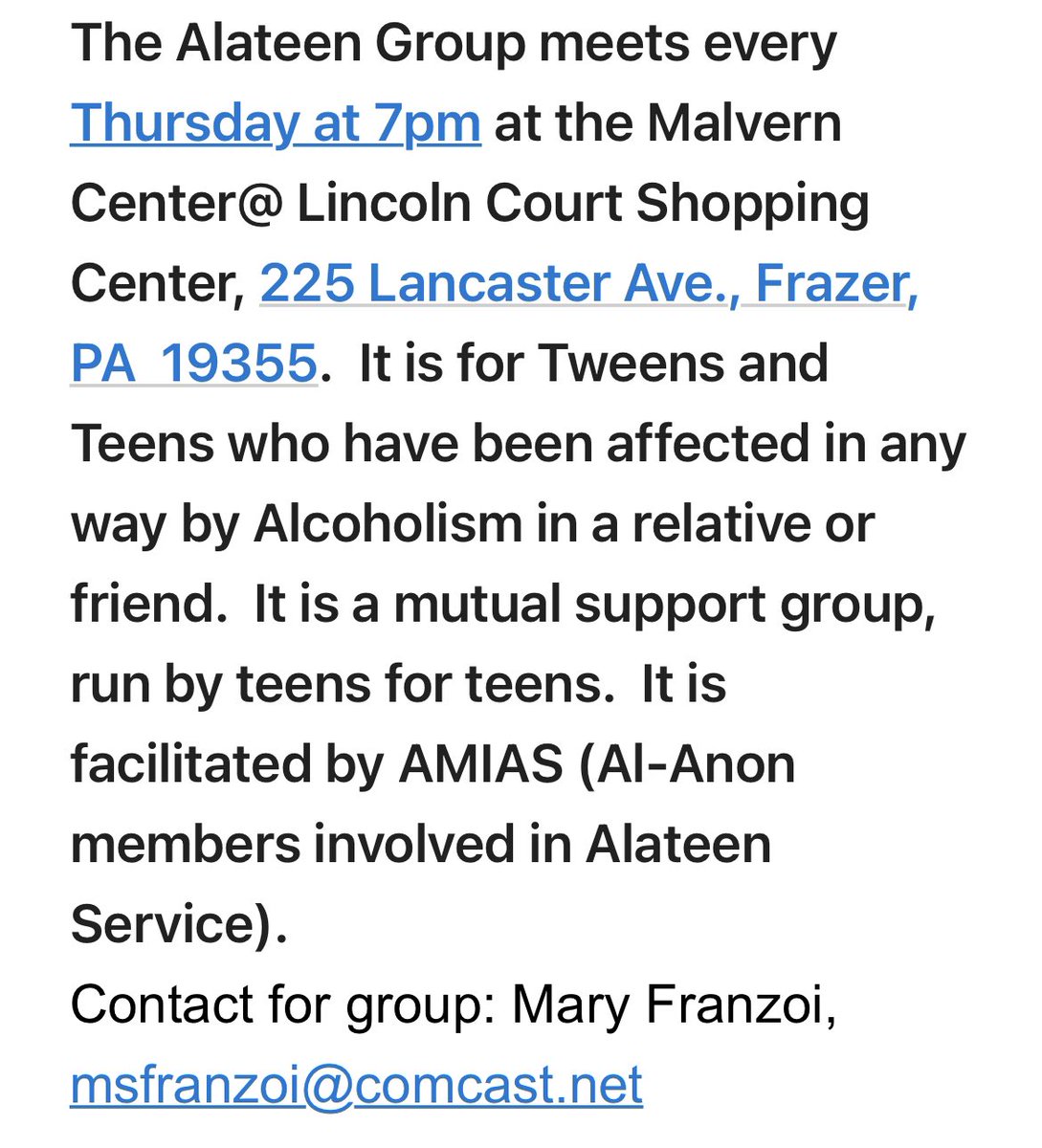 A Path To Hope, Downingtown PA (@apathtohope1) on Twitter photo 