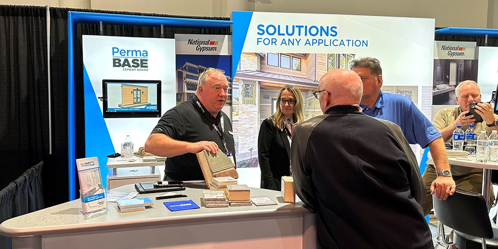 NationalGypsum's tweet image. The PermaBASE team is excited to be showcasing at the @IntlBldrsShow in Las Vegas! Visit us at booth SU1811 in the South Hall to learn more about cement board solutions from PermaBASE Building Products.  #IBS2023

PermaBASE products are exclusively provided by National Gypsum.