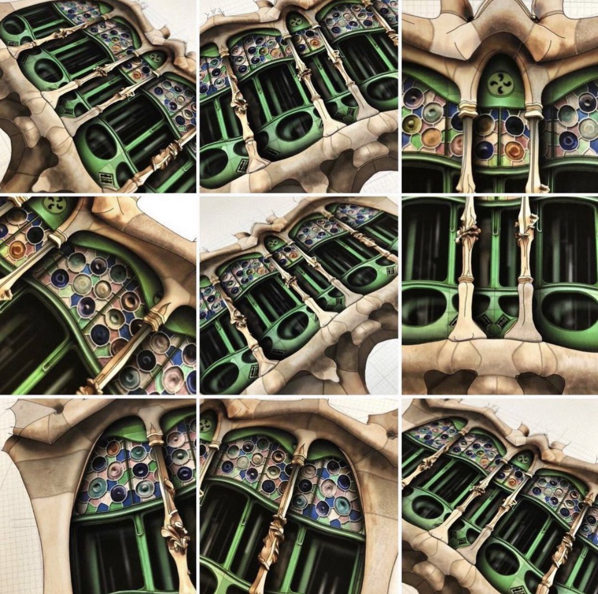 theurbangiant's tweet image. C A S A B A T L L Ó - BARCELONA
297 x 297mm signed unframed limited edition print
£55
Free postage in the UK
Please message me direct to order
#barcelonaspain #barcelona #casabatllo #antonigaudi #travel #travelillustration #barcelonacity #gaudi