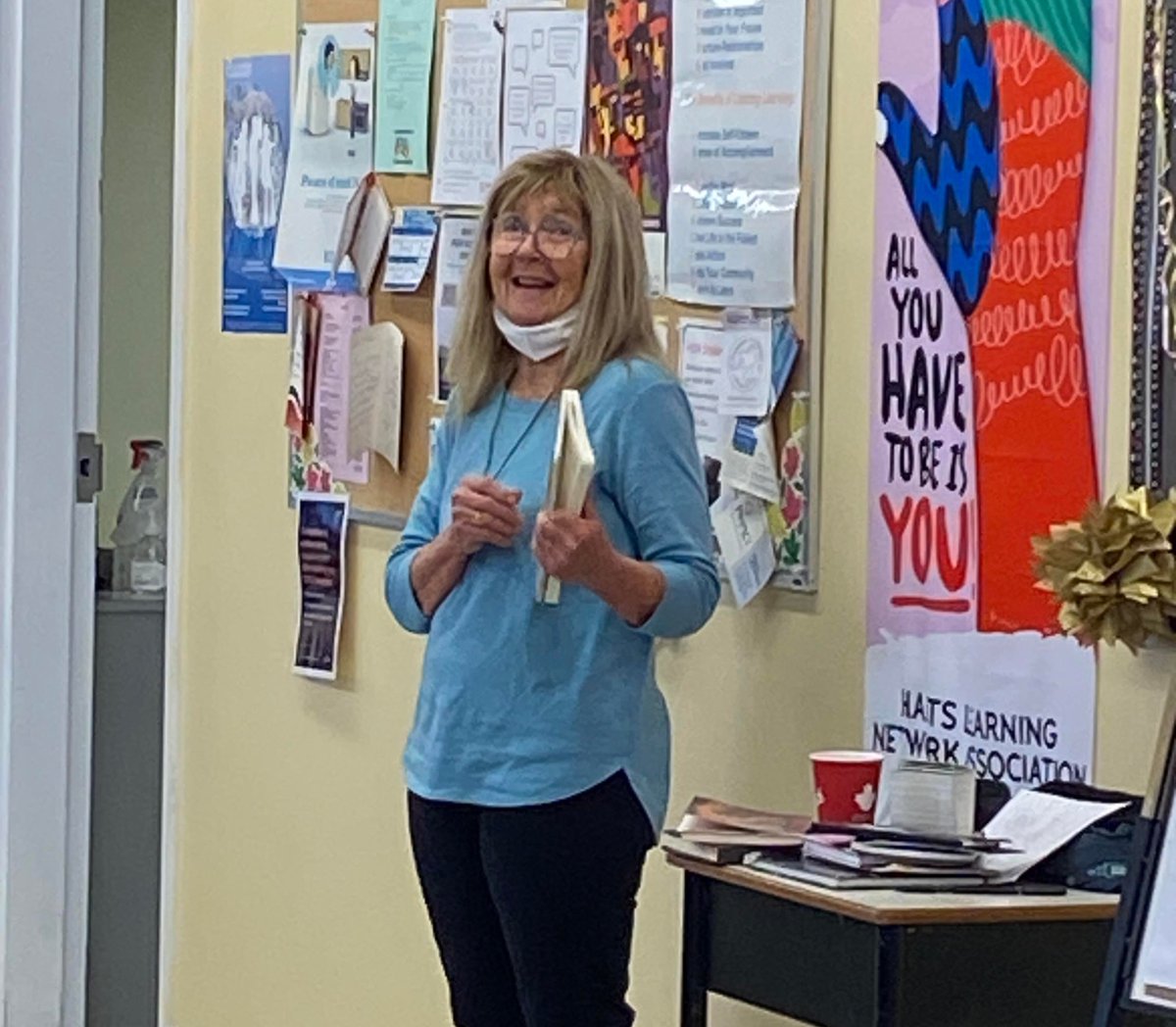 literacy_ns's tweet photo. Literacy Nova Scotia was in Windsor yesterday with author @jenniblackmore1 for a writing workshop with adult learners from @HantsLearning. Thank you to everyone who participated and for sharing your amazing stories! https://t.co/Z9E7gkz2qc
