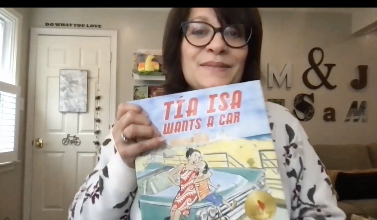 It's World Read Aloud Day! If you enjoy being read to, we have a treat for you. Click the link to hear and see Meg Medina, the new National Ambassador for Young People's Literature, reading you her book, 'Tía Isa Wants a Car.' #WorldReadAloudDay go.loc.gov/GQ2p50MH6EC