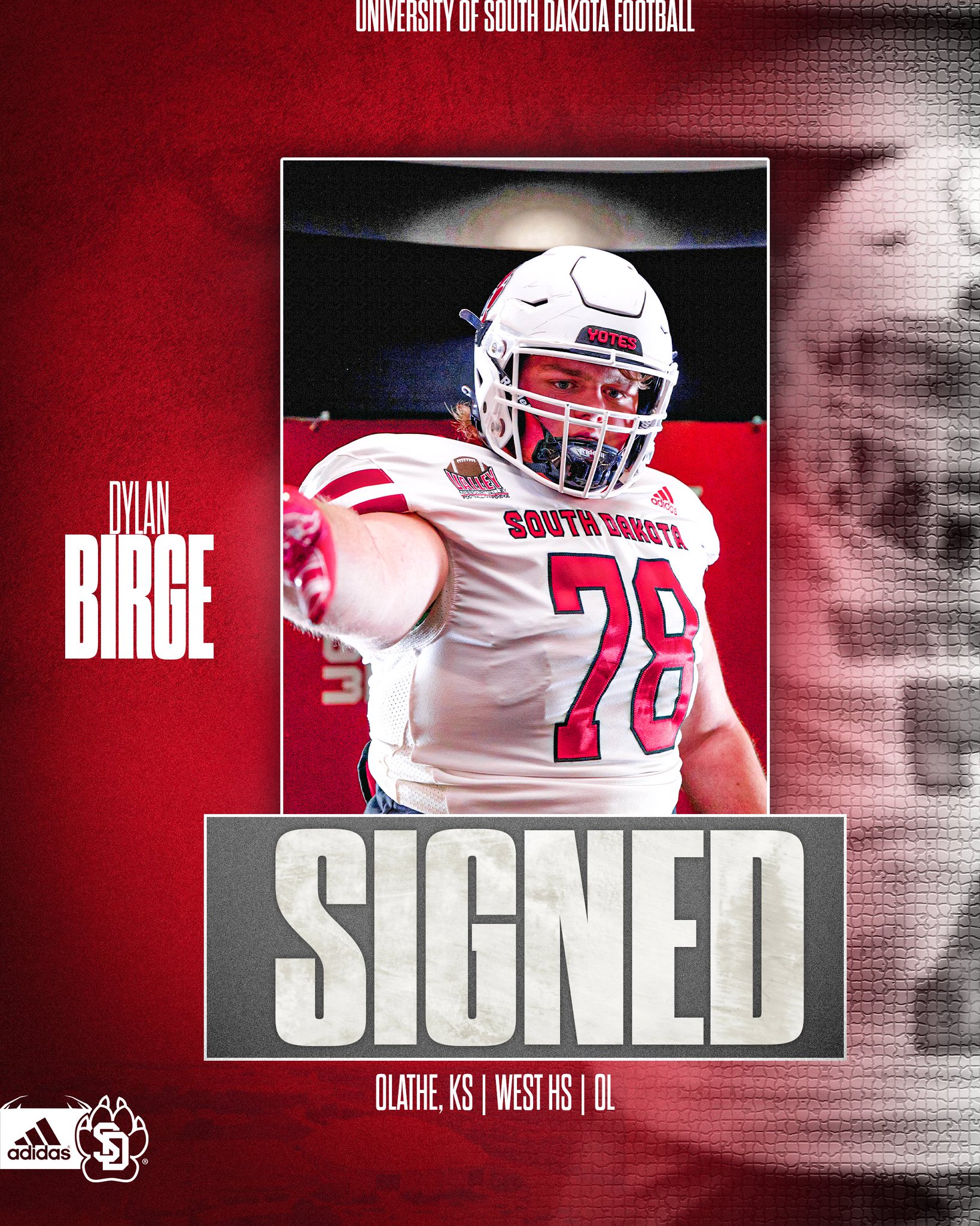 South Dakota Football on Twitter "An impact addition to the offensive