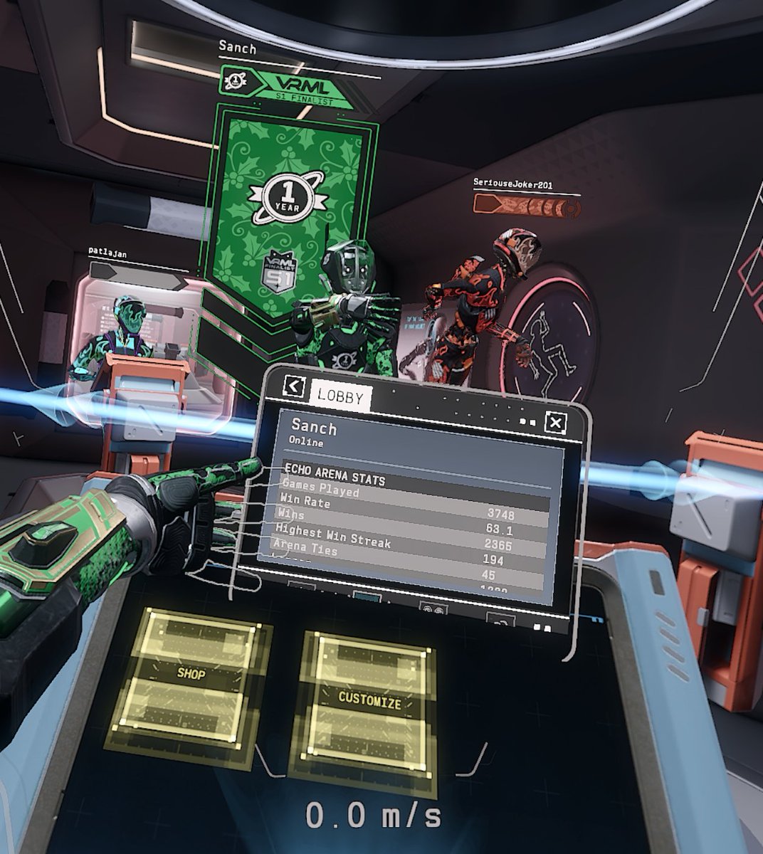 StackVR's tweet photo. "I was a professional Echo Arena player and now I make a VR game with its DNA"
Read the story about the inspiration behind @StackVR as our leading game designer shares his best memories from #EchoVR
👉https://t.co/EDLXke2xql
#saveechoarena #fightforecho https://t.co/0LJaaPVNiE