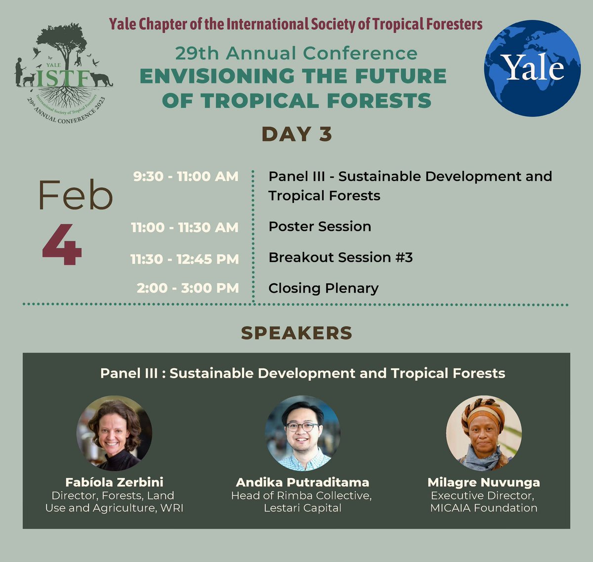 Yale ISTF tweet media