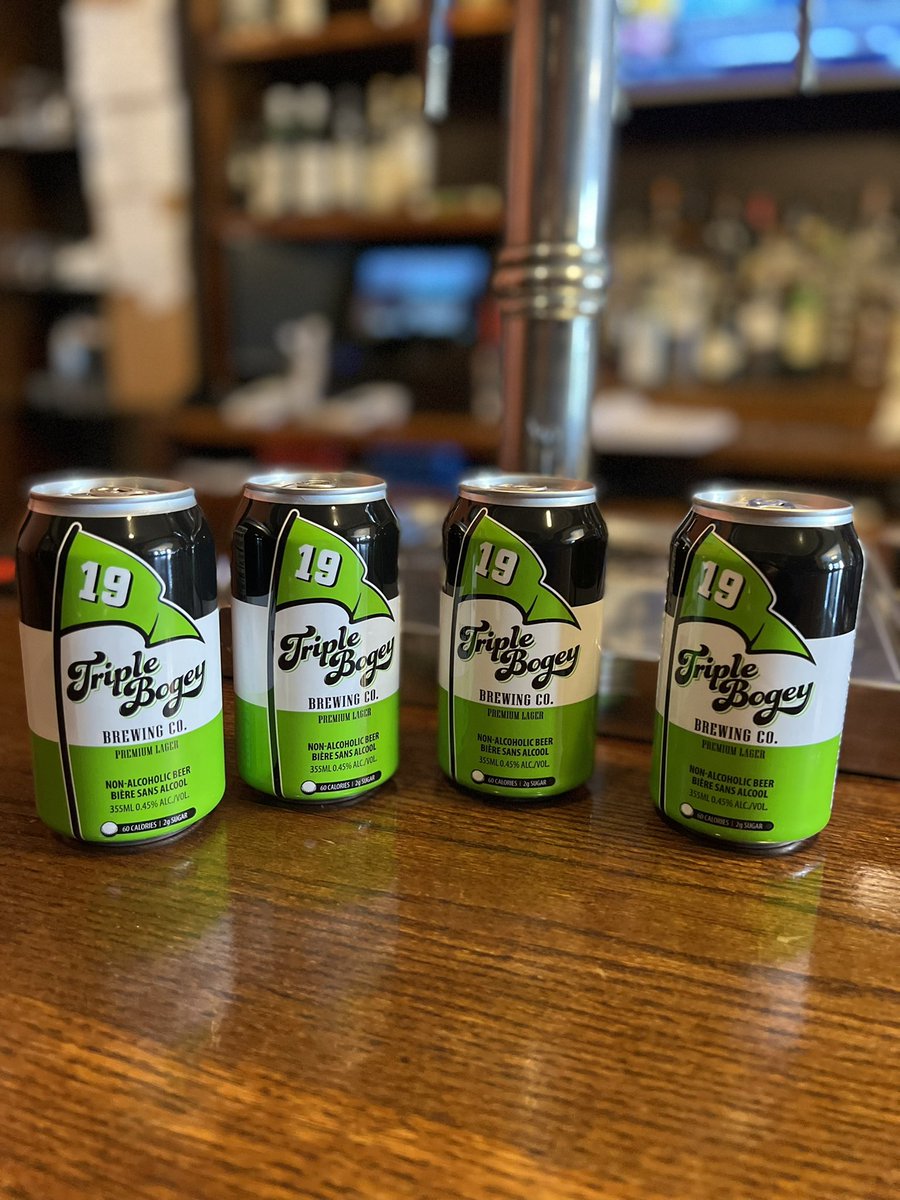 Come get bogey with our new non alcoholic beer 🍺!! @Triplebogey