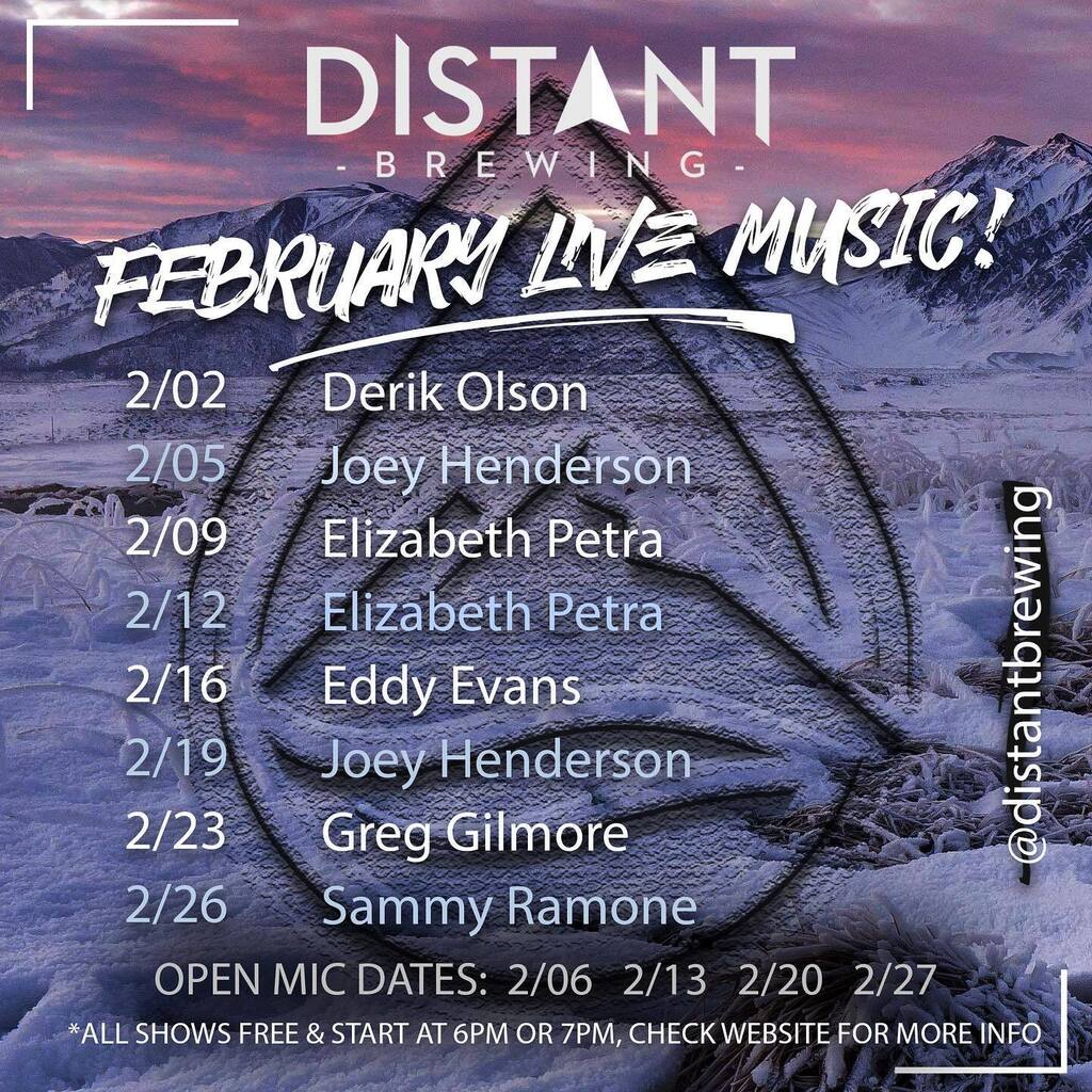 New month, new live music! Mark your calendars with all the great music we’ve got planned for this month on our stage!🎶

And if you’re looking for something to do tonight, there isn’t any live music but there is a pool tournament!! Practice &amp; sign-ups start at 5pm with games…