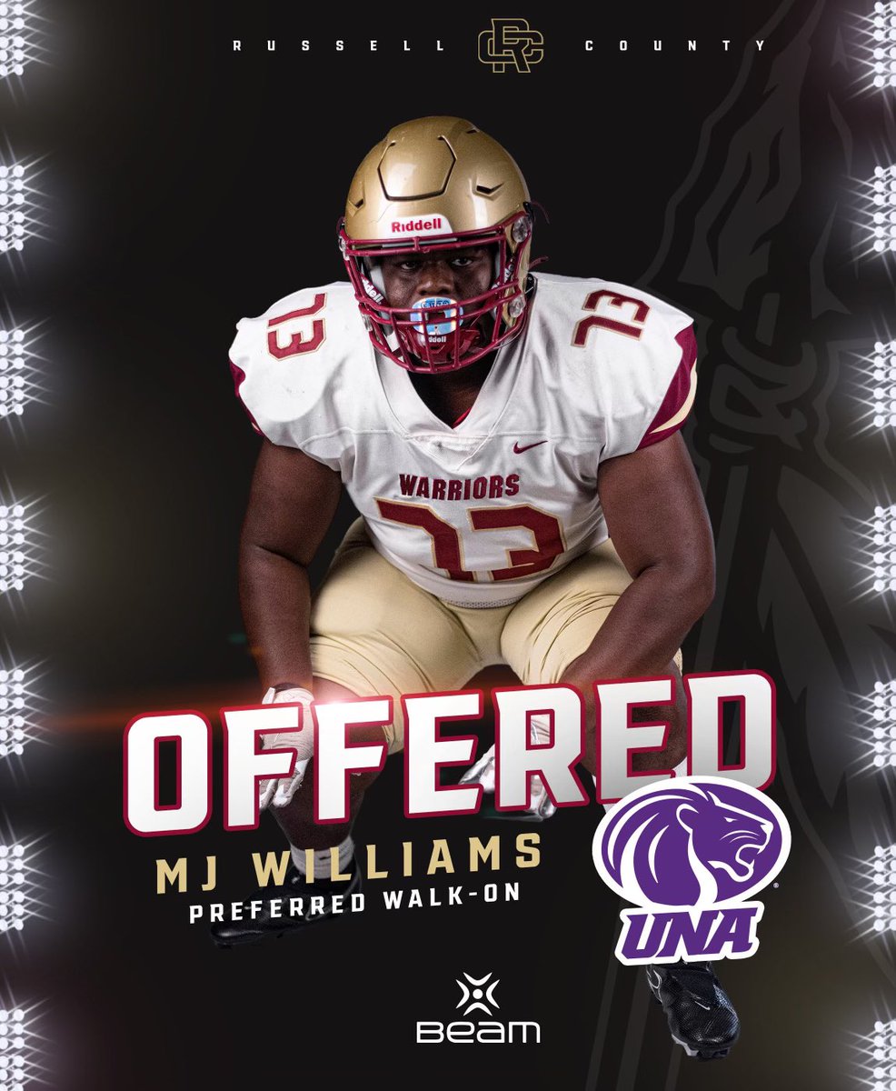 Michael_JR73's tweet photo. 110% committed to @UNAFootball GO LIONS 💜 https://t.co/R5cd4rM77R