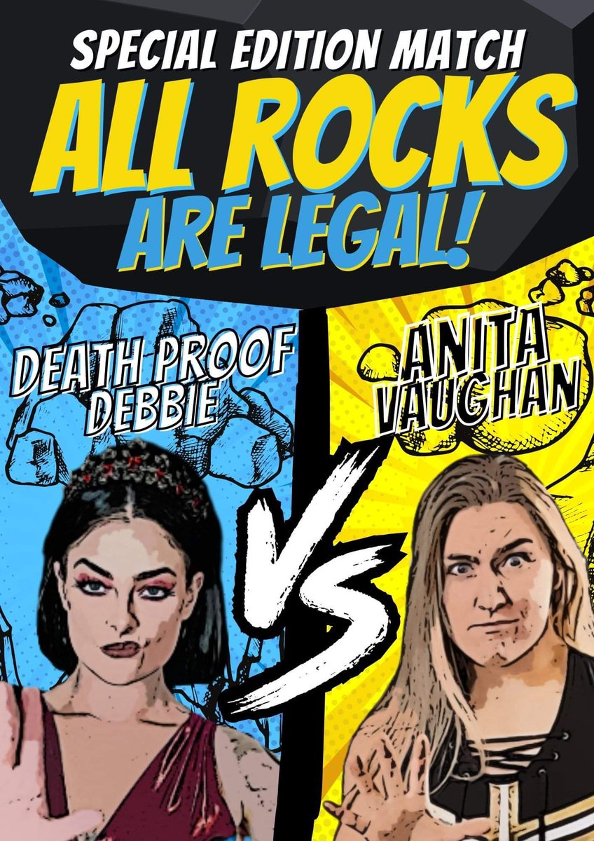 FFPWIreland's tweet photo. 🚨 THIS FRIDAY FEB 3RD 🚨
A first time ever... ALL ROCKS ARE LEGAL match!
https://t.co/S2U0CiXkuc
🟡BYOB🟡DUBLIN🟡OVER 18S🟡
#IrishWrestling 🇮🇪 https://t.co/HlIGX0eh8c