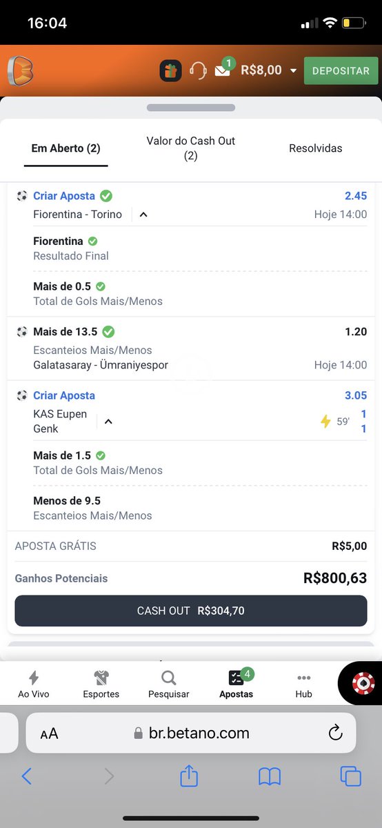 2Gdanike's tweet photo. @OddsAltas Montei no ao vivo, em cima dessa odd de 1600 https://t.co/nQdAvUpV5a
