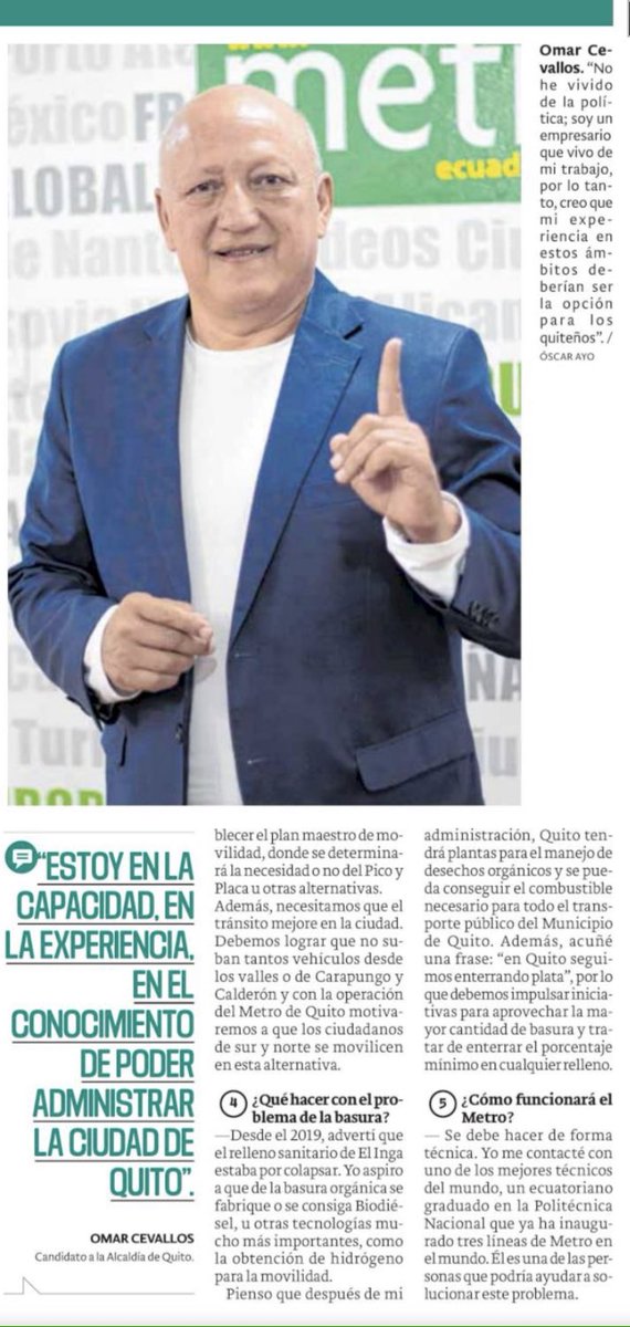 Las ligas barriales y parroquiales constituyen un tejido social importante en #QuitoDM, un trabajo con ellas como aliadas ayudará en la apropiación del espacio público para el deporte, recreación, arte, cultura y ferias de emprendimientos. Les invito a leer esta entrevista ⤵️