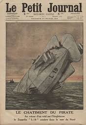 ron_eisele's tweet photo. 2 February 1916. LZ 54 (L19), a P-class military Zeppelin was destroyed. With 3 of 4 engines failing it came under Dutch fire and sank in the North Sea. Her crew survived the crash, but drowned after British fishing vessel King Stephen's crew refused to rescue. https://t.co/7h4lzUdsuy