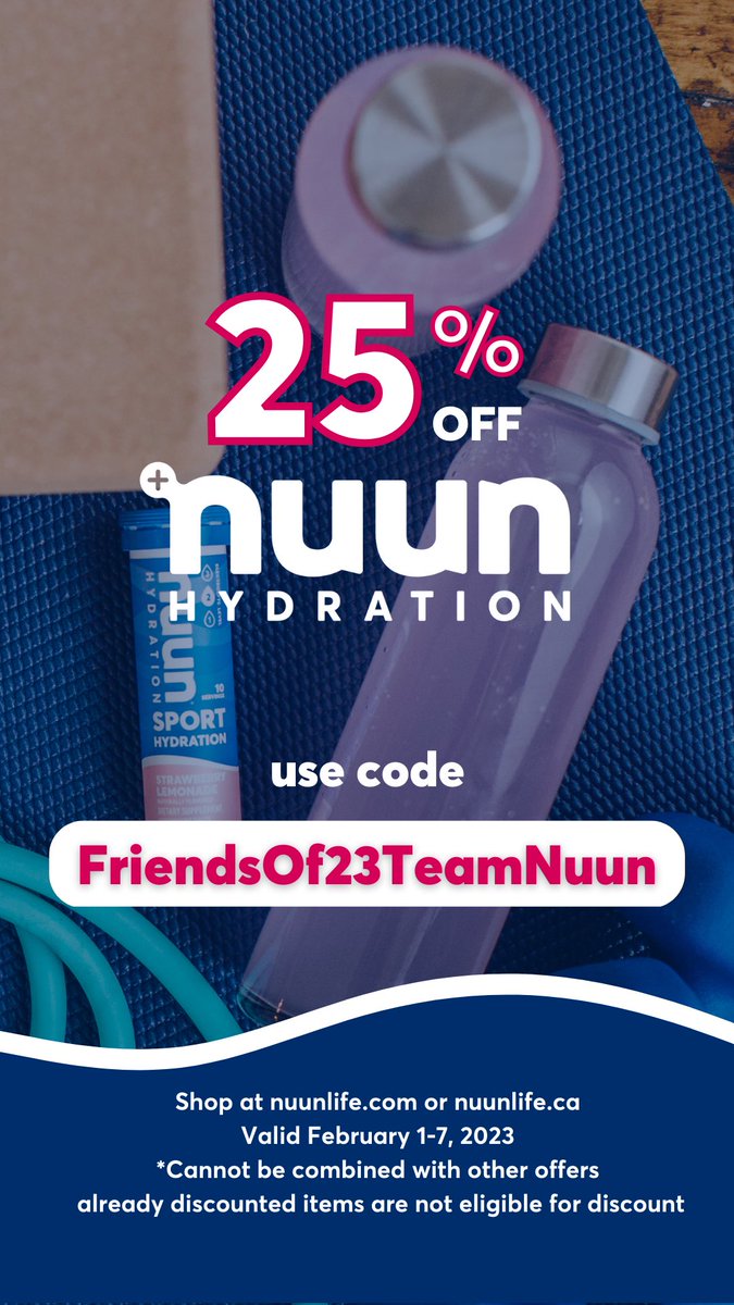 Stay hydrated my friends  #teamnuun #nuunlove #nuunambassador2023