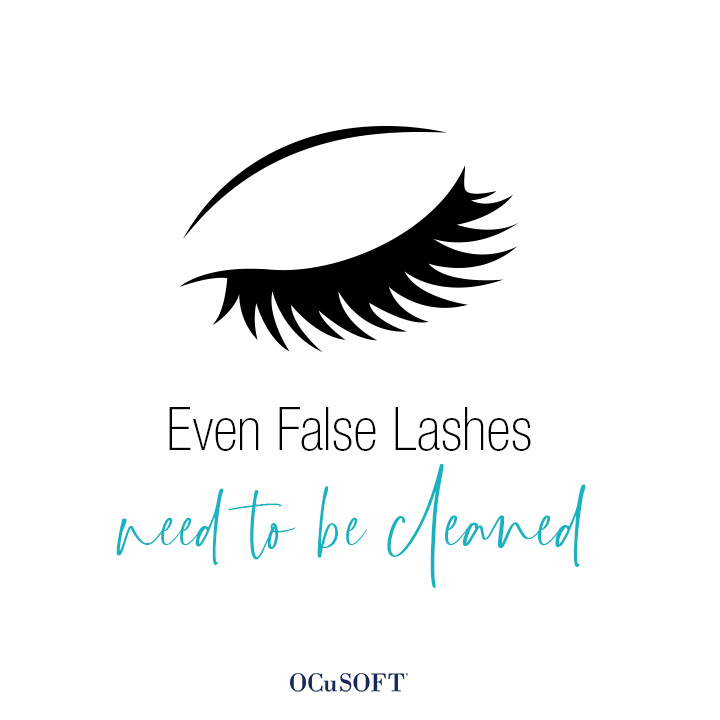 OCuSOFT's tweet photo. Did you know that even your false eyelashes need to be cleaned? The build-up of leftover makeup, dirt, and debris can cause irritation or eye infections.
#allergies #allergyeyes #dryeyes #dryeye #dryeyesyndrome #dryeyespecialist #OCuSOFT #dryeyedisease #medicaloptometry https://t.co/g20eZFwkcX