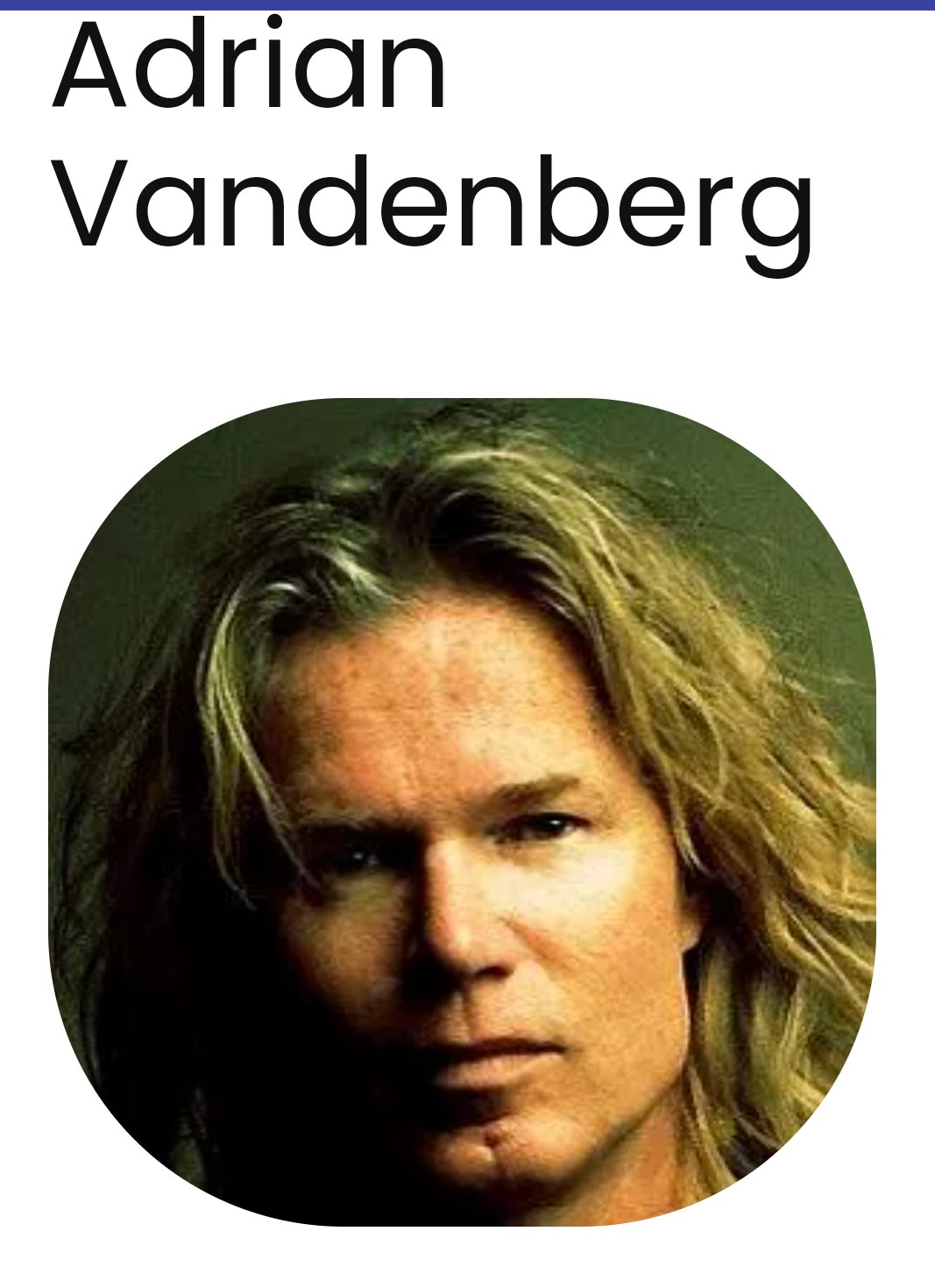 Wishing a belated Happy 68th Birthday to guitarist Adrian Vandenberg. Born January 31, 1954. Adrian Vandenberg 