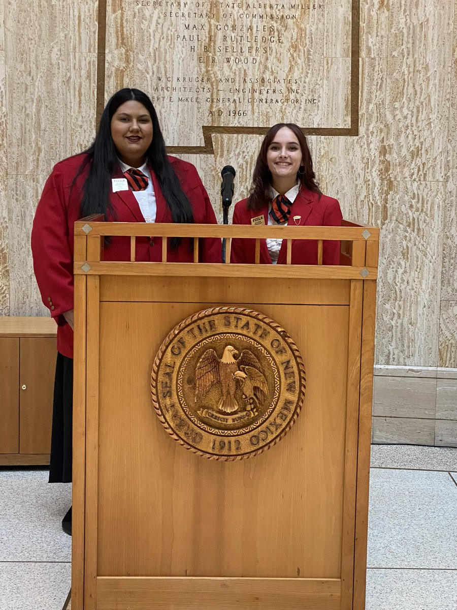 NMFCCLA1stVP's tweet image. Happy Why FCCLA Wednesday! You should join FCCLA for the benefit of experiencing unique opportunities. For example, visiting legislators at New Mexico's state capitol! #nmbold4gold #IAMNMCTSO