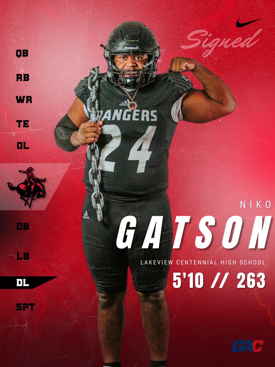 Let's welcome our first signee to the Ranger Family, @dominiquegatso1 out of Lakeview Centennial!
#RRR