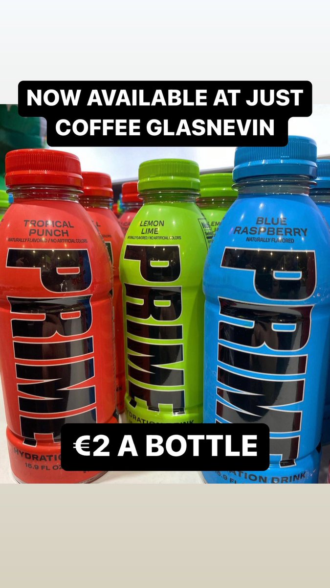 **NEWS JUST IN**

Head over to <a href="/justcoffeewmc/">Just Coffee</a> for more info! 

#prime #justcoffee #glasnevin #dublin #2euro