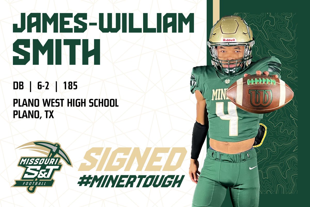 Miner Nation, please welcome James-William Smith to the family! <a href="/JWASGOAT/">James-William Smith</a>
 #PickAxeTakeNames