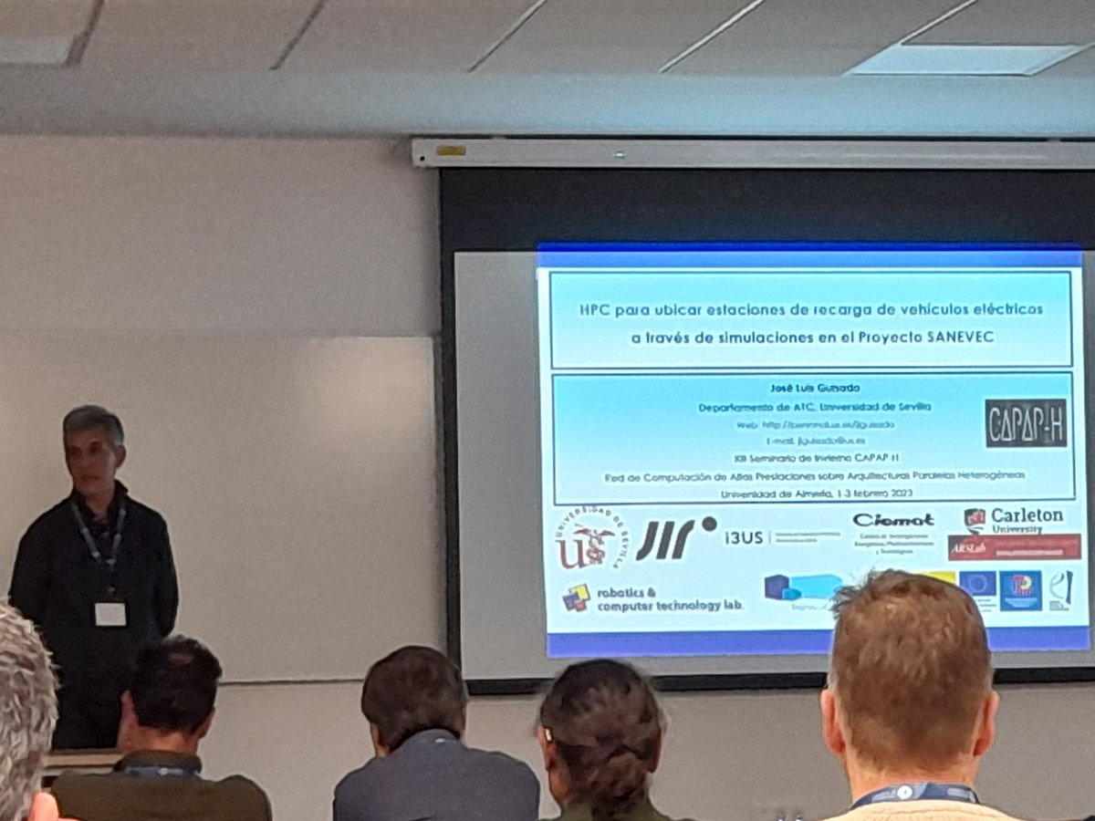 JLGuisado's tweet photo. Hoy presentamos el Proyecto SANEVEC en el Seminario de Invierno CAPAP-H de #SARTECO.
@atc_us @unisevilla @etsii https://t.co/hsmTT9mmUG