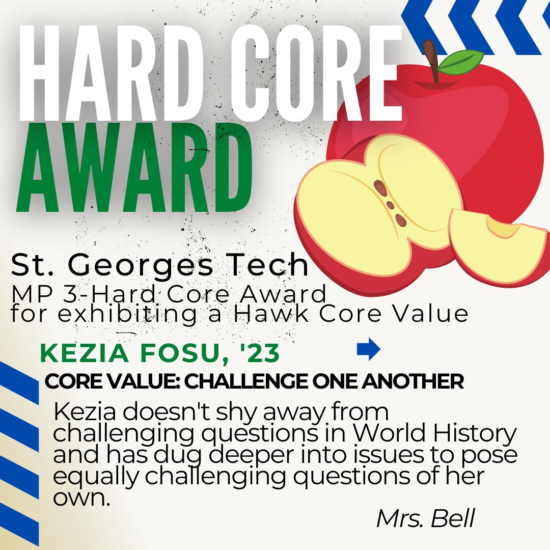 HawksSG's tweet image. Congrats to these seniors for winning the &quot;Hard Core&quot; award and starting MP3 off exhibiting a Hawk Core Value. #NCCVTWorks #SGClassOf2023 @ChadHarrisonSG @fhansonic @SarahOlsavsky