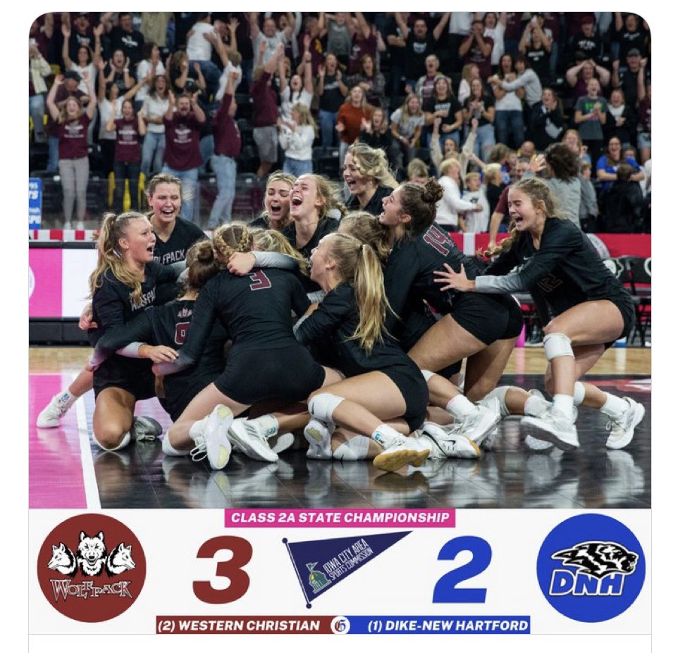 It's National Women and Girls in Sports Day!  So why not relive this moment with a great group of young woman!  #wolfpackedge 🏐🏆