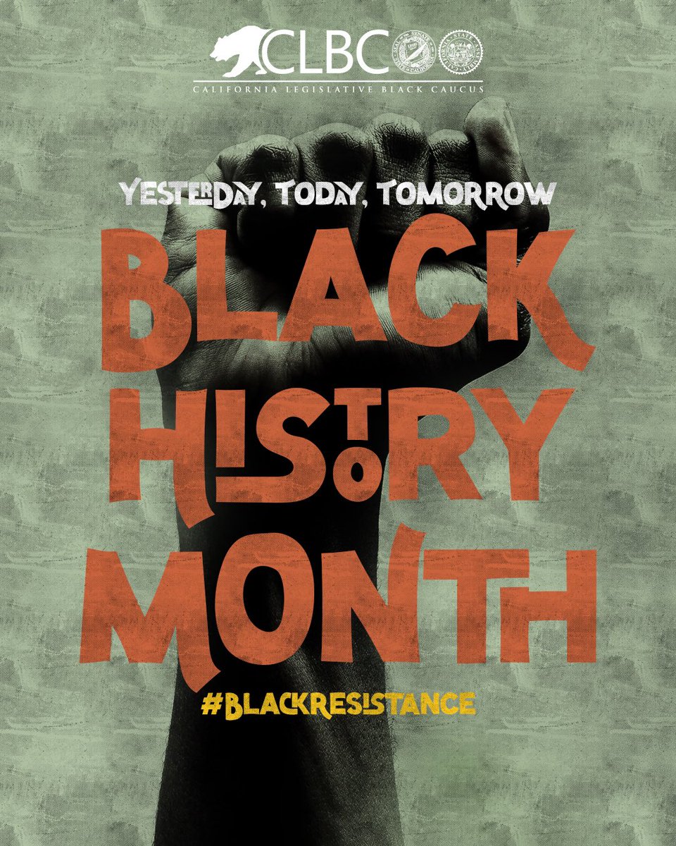 Black Americans are an essential part of American history. Period. Every day. Every month. Every year. #BlackHistory #BlackHistoryMonth #BlackHistoryforKids #BlackResistance #AfricanAmericanHistoryMonth #BHM #BlackVoteCounts #CALeg