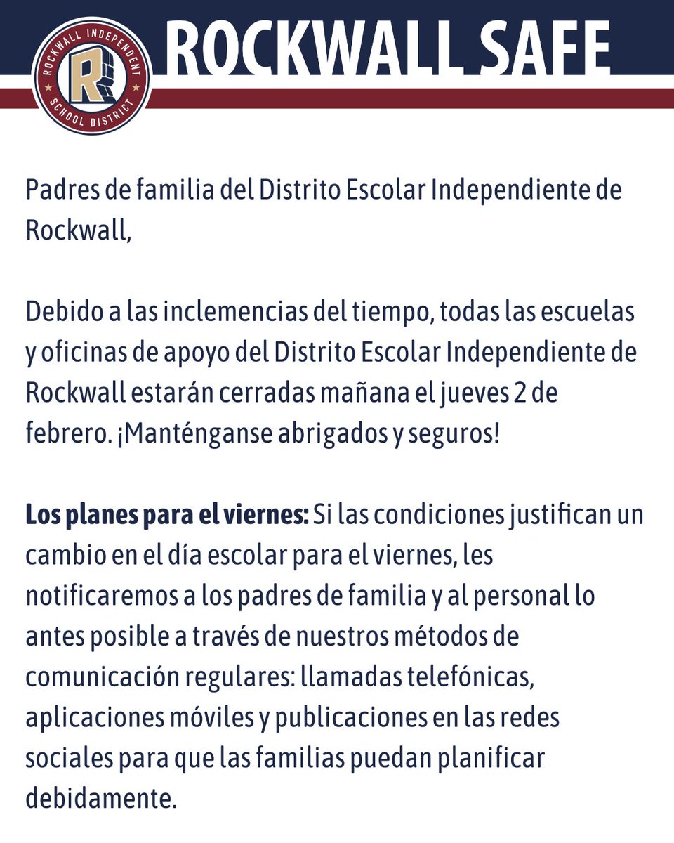 Rockwall ISD tweet media
