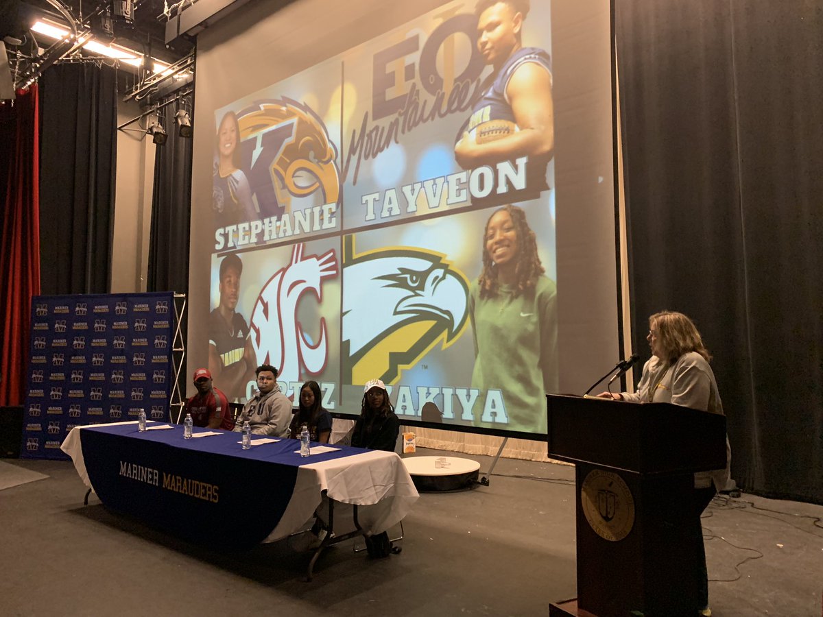 CoachTTui's tweet photo. What a blessing today! Great to see our kids signing today and fulfilling dreams! Good luck to our student athletes moving on! #BlueThunderFootball @MHSEverett @mariner https://t.co/0B5Qevy6cD