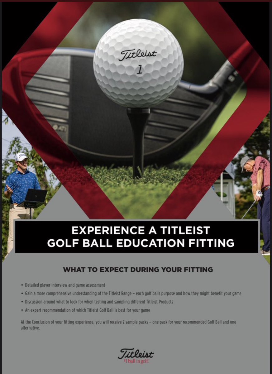 Come along to our @TitleistEurope Ball education day on Friday 17th March 10.30am-2.30pm here @WragBarn. No need to book just turn up and chat with @TitleistEurope Golf Ball technician @Tommy_Titleist A great opportunity and insight into the Titleist Golf Ball range. #titleist
