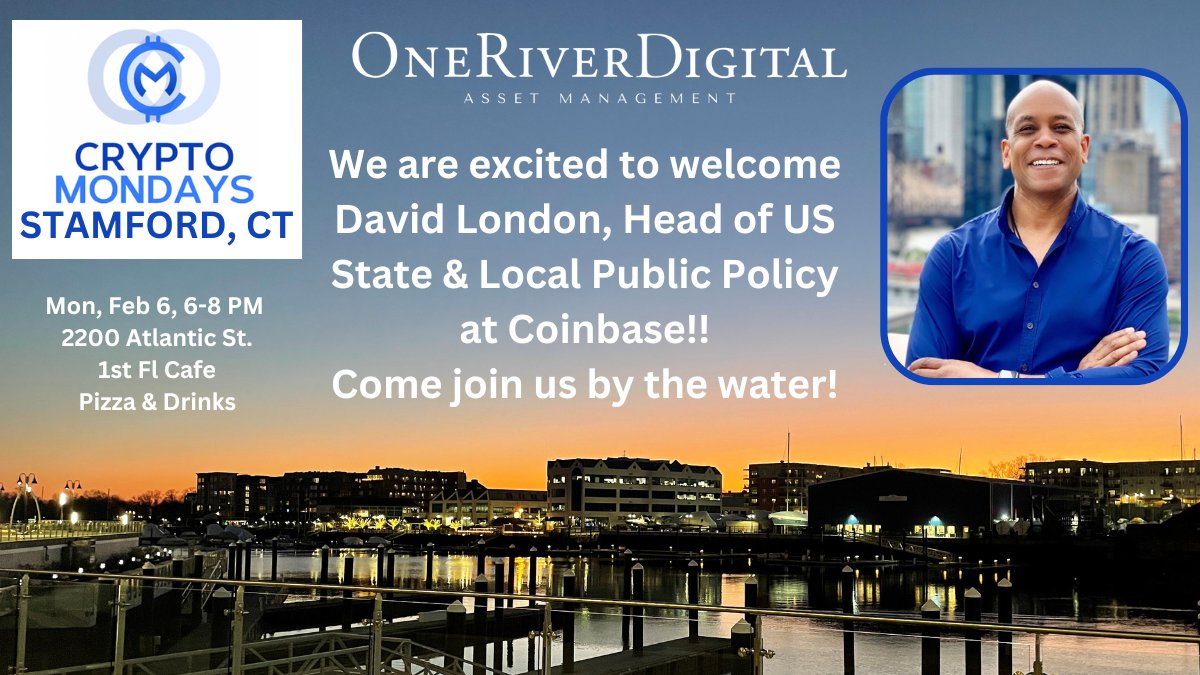 See you Monday 2/6 for a regulation discussion! meetup.com/crypto-mondays…