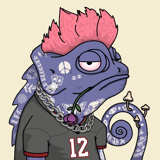 #NewNFTProfilePic NFT by  Karmeleons 

Paying homage to the GOAT 🐐🦎👑