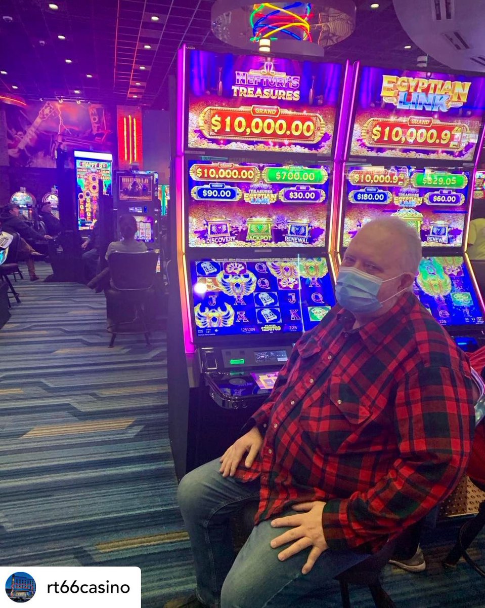 Richard entered the treasure chambers of Ancient Egypt in Egyptian Link™ Video Slots and walked away with a $12,507.09 jackpot at @RT66CasinoHotel! Jackpots await with 3 different free game features that can be won during any spin!