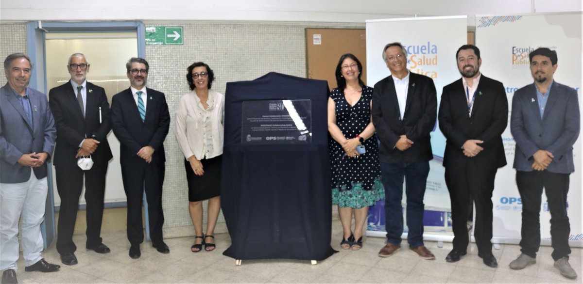 Escuela de Salud Pública de la Universidad de Chile 
<a href="/esp_uchile/">ESP U. de Chile</a> se transforma en Centro Colaborador en Salud Mental de OPS/OMS✔️✔️ 
+info:bit.ly/3XYjeYO