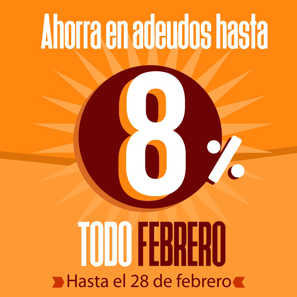 AytodeSlrc's tweet photo. Recuerda que este mes de febrero obtienes un 8% de descuento en tu pago del Predial.
¡Que no se te pase! Tienes hasta el 28 de febrero para que aproveches este descuento.
Te dejamos los puntos donde puedes ir a realizar tu pago.
#SigamosTransformandoSanLuis
#SLRC https://t.co/YI4FlQxvTw