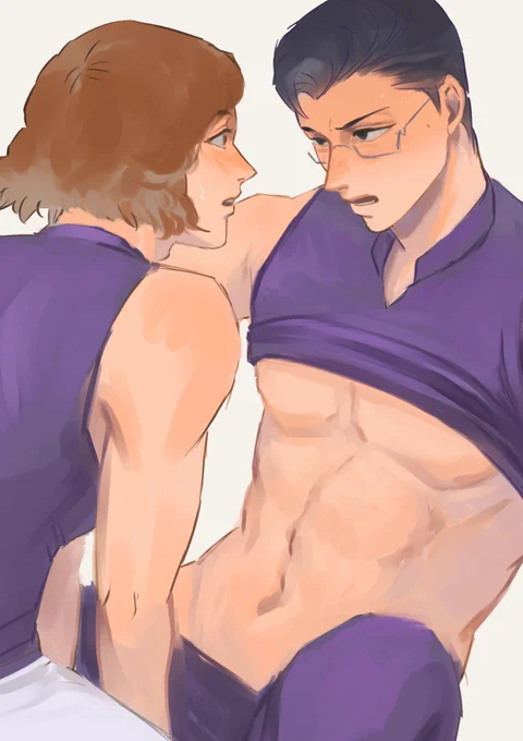 腹筋描いたら満足してしまった甲斐木手 