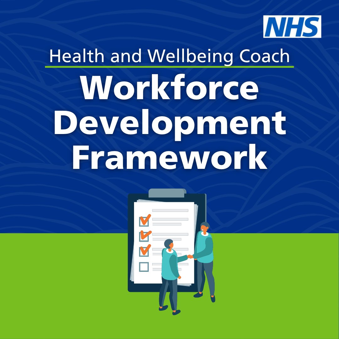 The new workforce development framework for #HealthandWellbeingCoaches (HWBCs) has been curated to support the development of a strong and capable workforce of HWBCs. The framework helps to highlights the many benefits of HWBCs within the #NHS.

👉 england.nhs.uk/publication/wo…