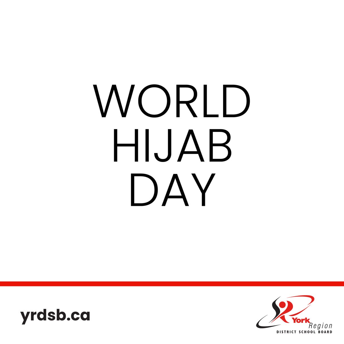 Today we recognize #WorldHijabDay and join the global movement to help promote freedom of religious expression, cultural understanding and international solidarity.

Let's all join in celebrating the millions of Muslim women who choose to wear the hijab.