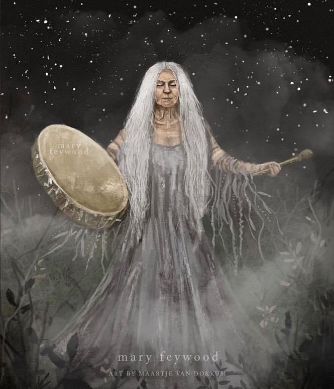 The Cailleach, the Old Woman of Winter, traditionally gathers her firewood today at Imbolc. If the weather is fair she can gather more, so she’ll linger for longer, and there’ll be worse weather to come for a while yet! #WyrdWednesday #Superstitiology