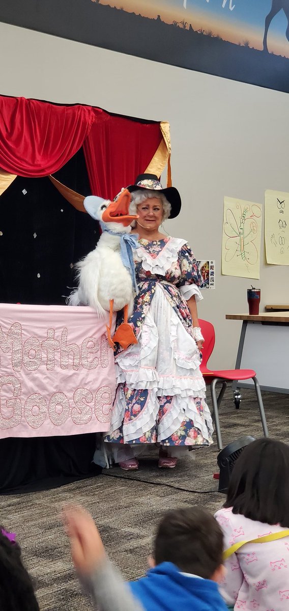 ZRam1st's tweet photo. Our 1st graders had an amazing time with Mother goose!#@CFISDWilson https://t.co/nCbBQkv3g8