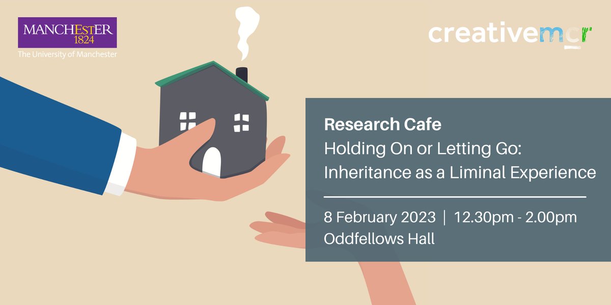 Interested in the interaction between bereavement, inheritance &amp; consumption?

Join us for lunch at our next research café "Holding On or Letting Go"
Speakers: Prof Marylyn Carrigan @thistleprof, Prof Sophie Woodward <a href="/sophierwoodward/">prof sophie woodward</a>

8 Feb, 12.30pm 
Book: ow.ly/EJJy50MGLL6