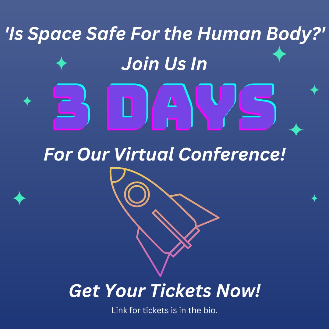 Only 3 more days to go!  

If you haven't got your tickets yet, be sure to grab them quick!
eventbrite.com/e/is-space-saf…