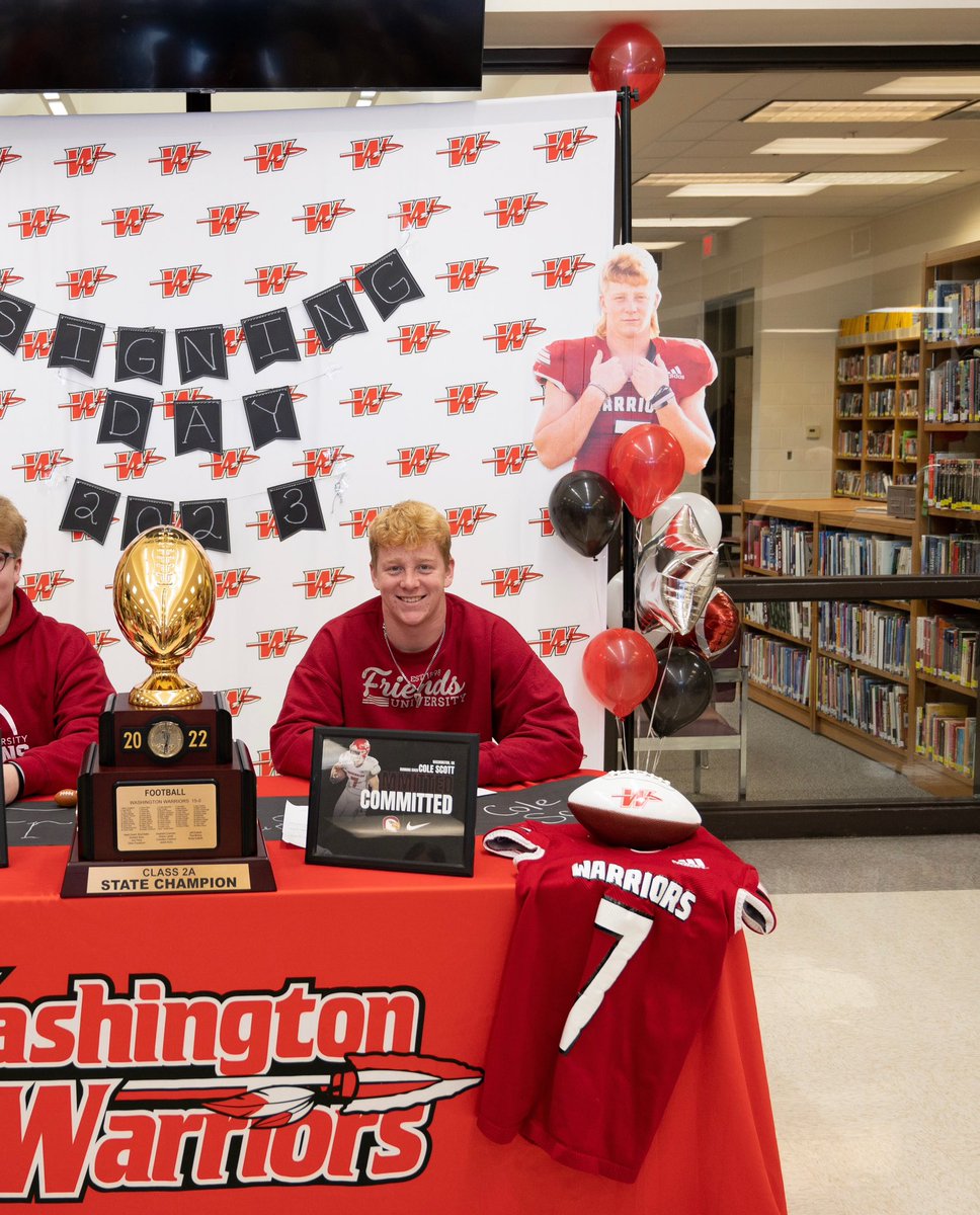 WELCOME TO THE BROTHERHOOD 

Cole Scott - RB

Washington HS, OK

🦅2022 2A Undefeated State Champions 
🦅2022 All-Star First Team RB
🦅2022 All-State Second team RB
🦅2022 District MVP
🦅1,650 yards / 29 TDS

#BTF