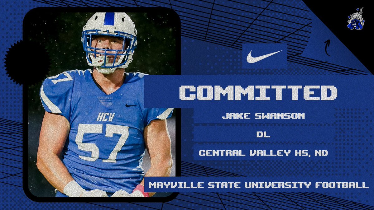 Comet Football (@mayville_fb) on Twitter photo "Jake will be an impact player for years to come on our Defensive Line. We are ecstatic to get a student athlete of his caliber out of the HCV program." - <a href="/coachlarsonmsu/">Rocky Larson</a> <a href="/Jakeswanson0/">Jake Swanson</a> "Jake will be an impact player for years to come on our Defensive Line. We are ecstatic to get a student athlete of his caliber out of the HCV program." - <a href="/coachlarsonmsu/">Rocky Larson</a> <a href="/Jakeswanson0/">Jake Swanson</a>