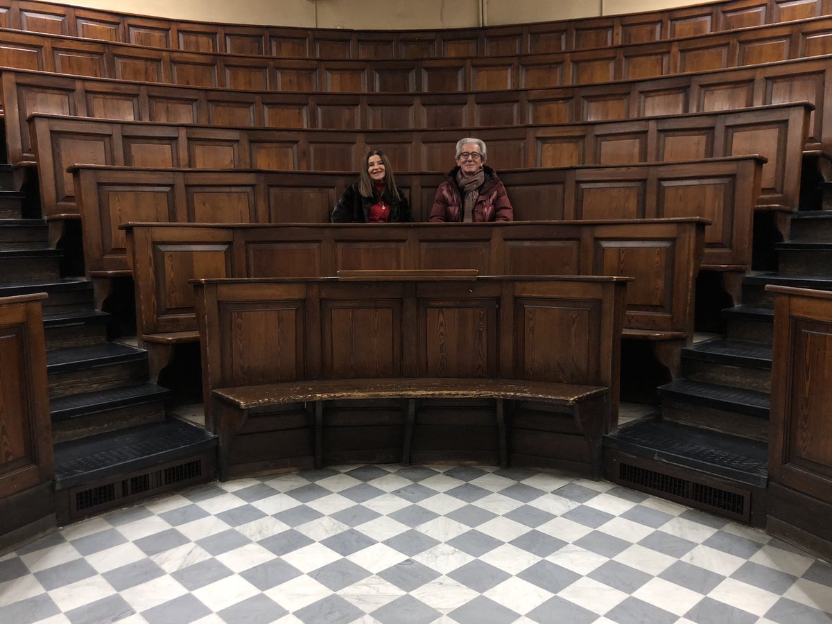 SerenaStanga's tweet photo. My parents visiting the Institute of Anatomy today. It’s a strong emotion to have them here ❤️ #myfirstteachers https://t.co/FzC3KpbzxT