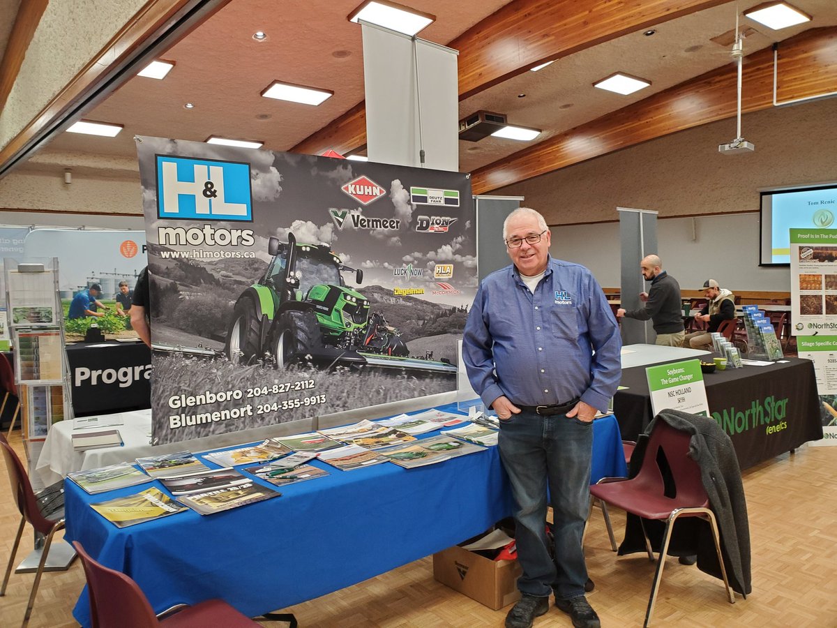 We're at the <a href="/brokenheadag/">Brokenhead Ag Society</a> Conference to in Beausejour. Stop by and say hi to Garry 👋