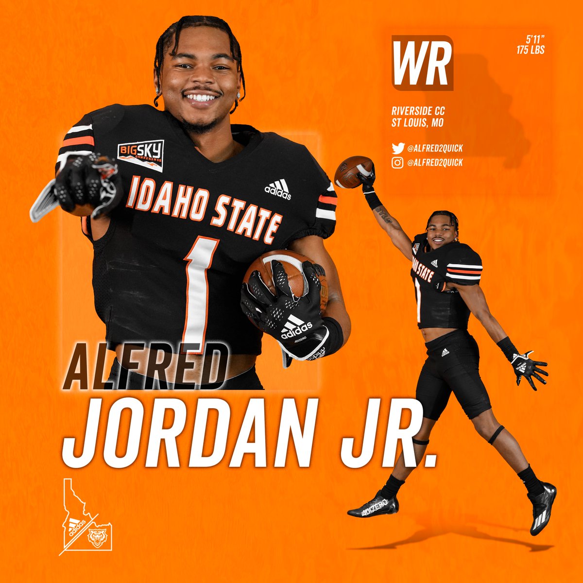 BengalGridiron's tweet image. The speed demon himself, coming in from Cali.

Welcome in Alfred Jordan Jr!

#RoarTogether #NSD23