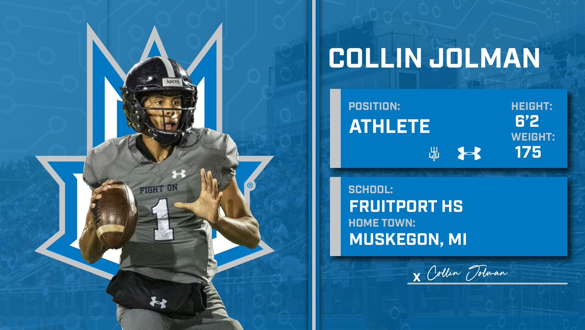 LTU_FB's tweet photo. SIGNED, SEALED, DELIVERED! ✍️

Welcome to the family, 
@CollinJ_1 !

Athlete from Muskegon, MI

#cuLTUre23 #BeREAL #NSD23 https://t.co/7gafG4UiGg
