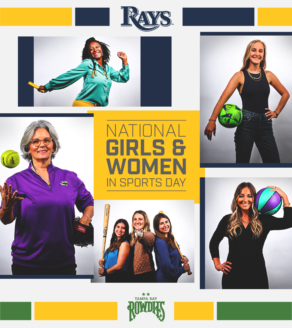 RaysBaseball's tweet photo. Happy National Girls and Women in Sports Day!

#NGWSD https://t.co/9ZgY5ZcJEk