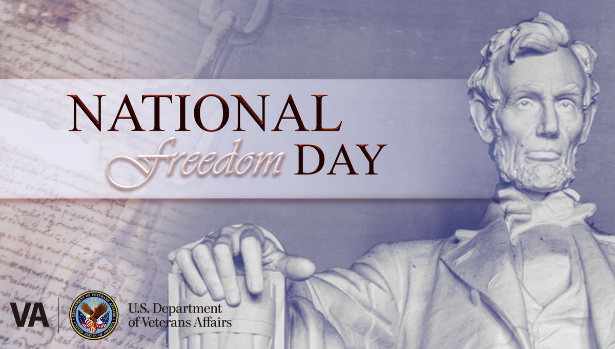 Today, we celebrate President Abraham Lincoln’s signing of the 13th Constitutional Amendment, which abolished slavery in the U.S.